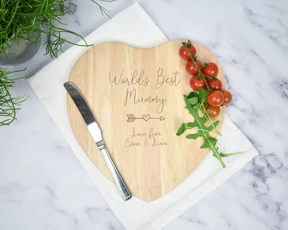 Personalised Mother&#39;s Day Chopping Board, Engraved Mum Gift, Mother&#39;s Day Gift Wooden Chopping Board, Mothers Day Cookware, Kitchen - Amy Lucy