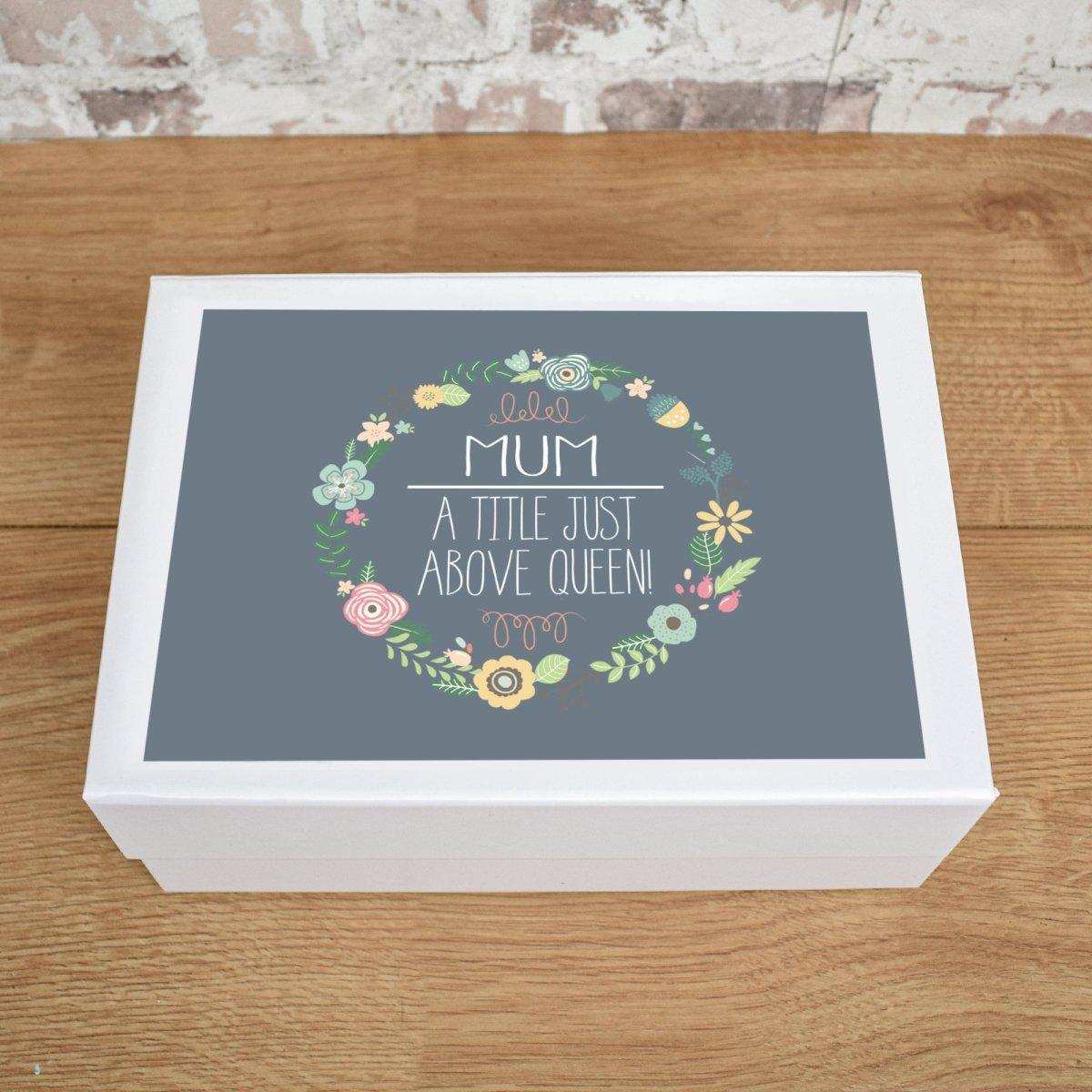 Personalised Mother&#39;s Day Gift Set, Mum Filled Gift Box, Mothers Day Hamper, Mothers Day UK, Nan Gift, Mum Queen Gift, Mum Gift Set - Amy Lucy