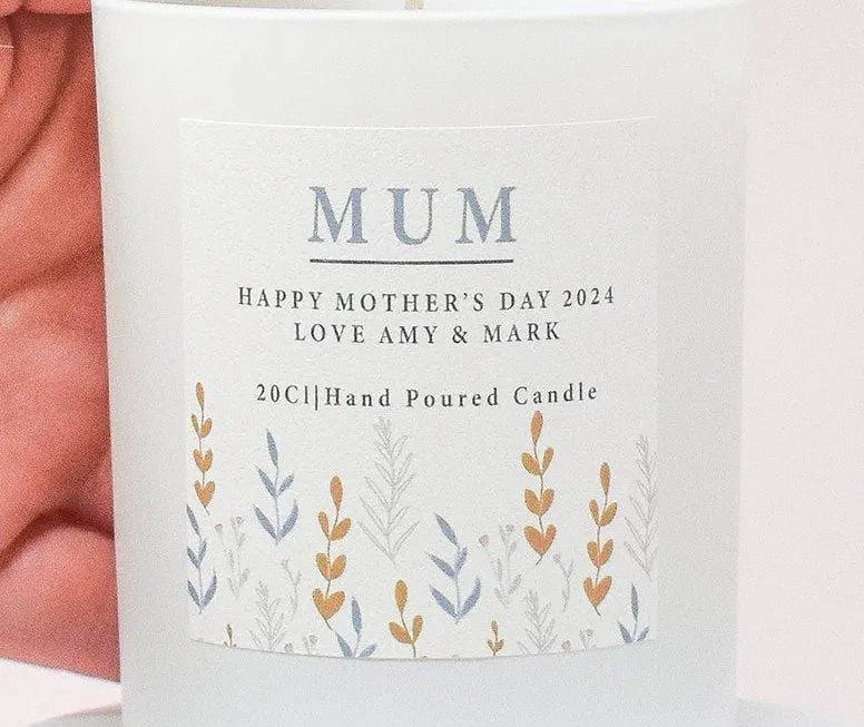 Personalised Mother's Day Candle, Mother's Day Gift, Mum Scented Candle, Gift for Mum, Mum Gift, Mother's Day Gift from Child, Nanny Gift, - Amy Lucy