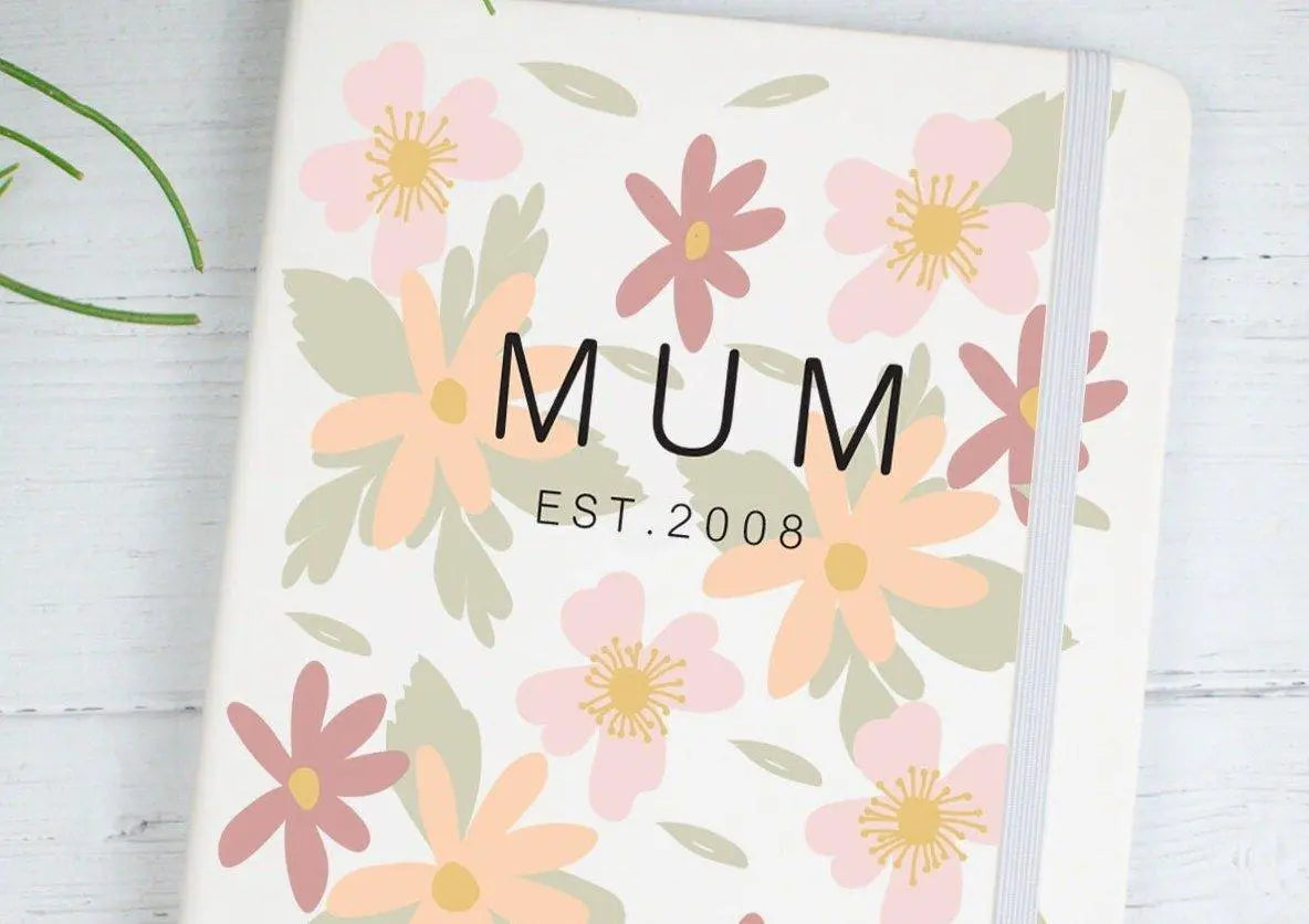 Personalised Mother's Day Notebook, Mother's Day Diary, Mum Journal, Mum Stationary, Custom Name Notebook, Lined Notebook, Gift for Her, - Amy Lucy