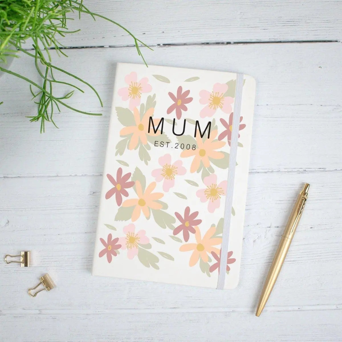 Personalised Mother's Day Notebook, Mother's Day Diary, Mum Journal, Mum Stationary, Custom Name Notebook, Lined Notebook, Gift for Her, - Amy Lucy