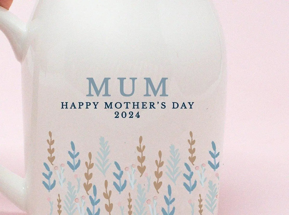 Personalised Mother's Day Vase, Mother's Day Jug, Personalised Mum Gift, Gift for Mum, Homeware Pitcher, Gift for Mum, Printed Jug, For Mum - Amy Lucy