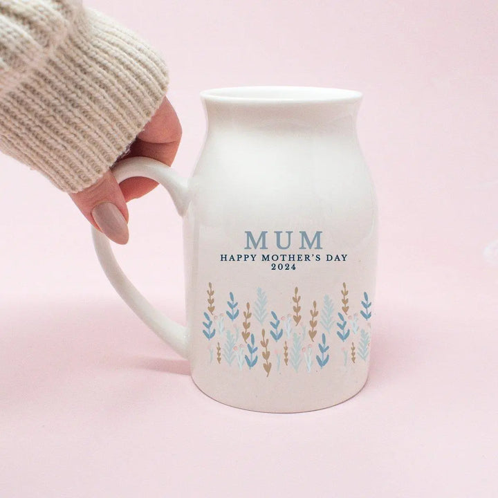 Personalised Mother's Day Vase, Mother's Day Jug, Personalised Mum Gift, Gift for Mum, Homeware Pitcher, Gift for Mum, Printed Jug, For Mum - Amy Lucy