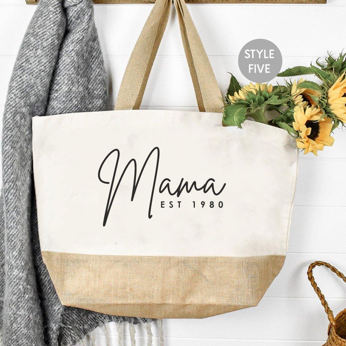 Personalised Mum Bag, New Mum Bag, Mother's Day Tote Bag, Personalised Mum Shopping Bag, Mother's Day Gift, Mama Tote Bag, Shopper Bag - Amy Lucy