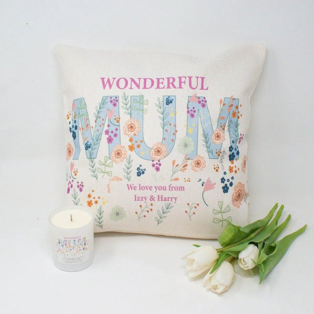 Personalised Mum Cushion, Mother's Day Cushion, Custom Message, Mum Gift, Mum Gift from Child, Gift for Her, Throw Cushion, Mum Appreciation - Amy Lucy