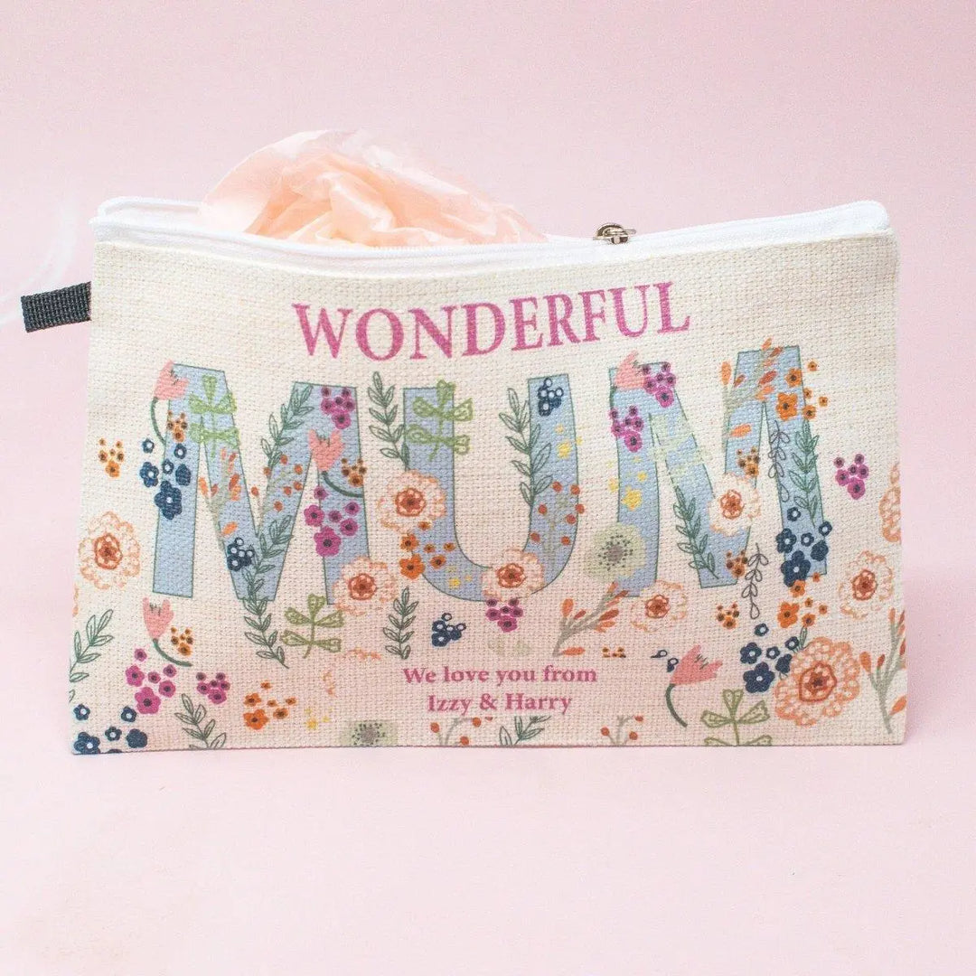 Personalised Mum Makeup Bag, Mother's Day Pouch, Personalised Gift for Mum, Mummy Gift, Mothers Day Gifts, Mom Gift, Mum, Pencil Case, Mum - Amy Lucy