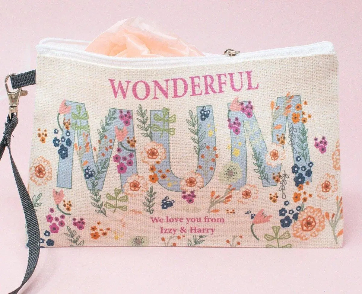 Personalised Mum Makeup Bag, Mother's Day Pouch, Personalised Gift for Mum, Mummy Gift, Mothers Day Gifts, Mom Gift, Mum, Pencil Case, Mum - Amy Lucy