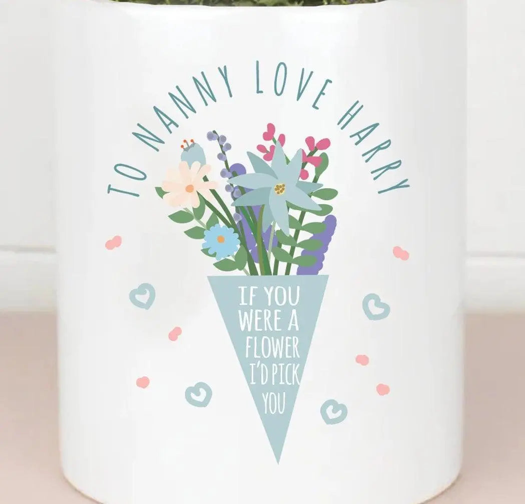 Personalised Mum Plant Pot, Mother's Day Plant Pot, Custom Words Plant Pot, Small Plant Pot, Garden Gift, Gift for Mum, Gardening - Amy Lucy