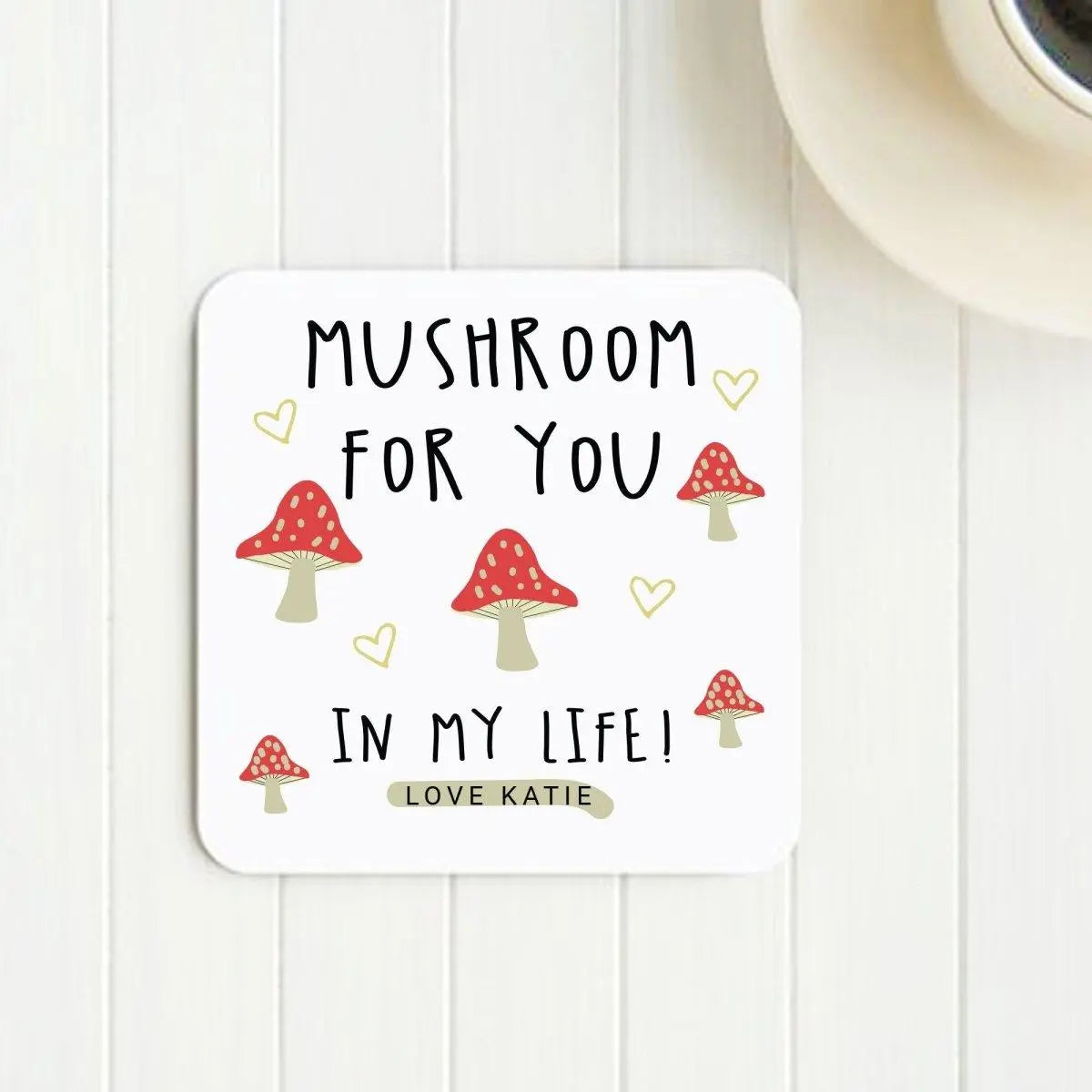 Personalised Mushroom for you Gift, Husband Gift, Partner Cute Gift, Valentines Gift, Couple Gift, Galantines, Bin Gift, Boyfriend Gift, - Amy Lucy
