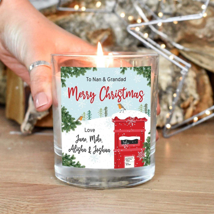 Personalised Nanny Christmas Candle, Nan Candle Gift, Christmas Candle Gift, Friend Christmas Gifts, Scented Candles, Christmas Gift, Candle - Amy Lucy