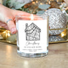 Personalised New Home Christmas Candle, Custom Map Christmas Candle, New Home Decoration, Family New Home Christmas Decor, Christmas Candles - Amy Lucy