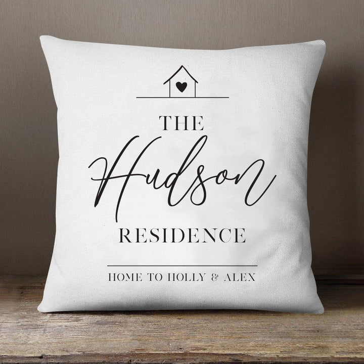 Personalised New Home Cushion, Housewarming Gift, Housewarming Printed Cushion, New Home Present, Custom New Home, Home Gifts, Moving - Amy Lucy