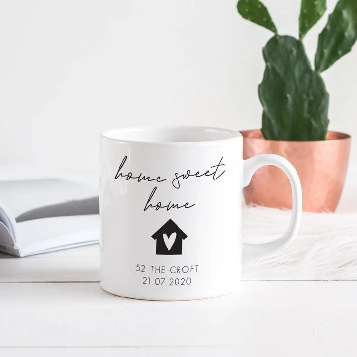 Personalised New Home Mug, Housewarming Gift, Housewarming Couple Gift, New Home Present, Custom New Home Mugs, Home Gifts, Moving - Amy Lucy