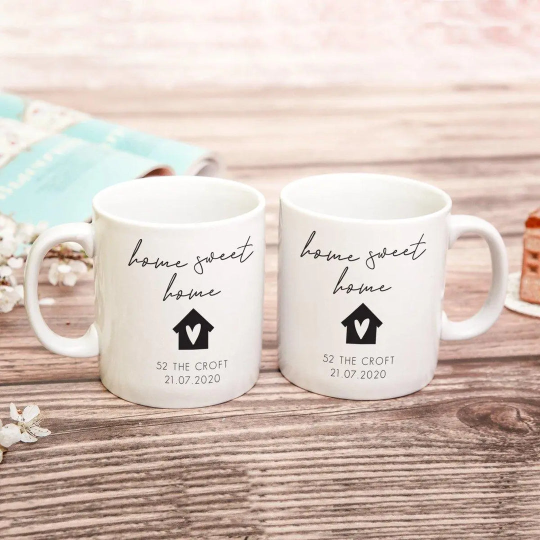 Personalised New Home Mug, Housewarming Gift, Housewarming Couple Gift, New Home Present, Custom New Home Mugs, Home Gifts, Moving - Amy Lucy