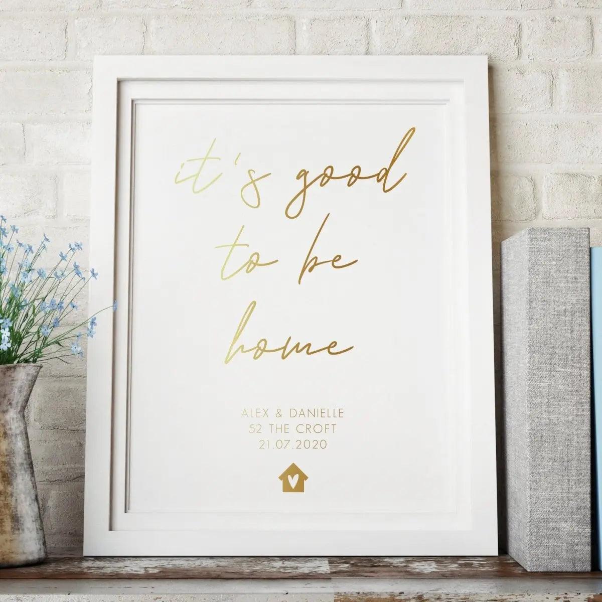 Personalised New Home Print, Housewarming Gift, Housewarming Present, New Home Present, Custom New Home Wall Art, Home Gifts, Moving House - Amy Lucy
