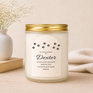 Ordering guidance for personalised Amy Lucy candle gifts