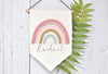 Personalised Rainbow Flag, Personalised Rainbow Bedroom Decor, Teen Rainbow Decor, Rainbow Room, Wall Decor, Rainbow Gifts, Pendent Flag - Amy Lucy