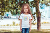 Personalised Rainbow Kids T-shirt, Kids Custom Rainbow Name Top, Lockdown Personalised Children's T-shirt, Customised Kid's Tee, Rainbow Top - Amy Lucy