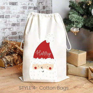 Personalised Santa Sack, Christmas Sack, Child&#39;s Christmas Gift Sack, Kids Santa Bag, Santa Toy Bag, Santa Toy Sack, Kids Christmas Gift Bag - Amy Lucy