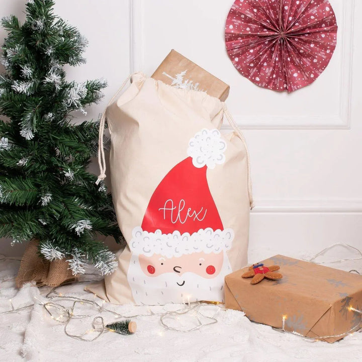 Personalised Santa Sack, Christmas Sack, Child&#39;s Christmas Gift Sack, Kids Santa Bag, Santa Toy Bag, Santa Toy Sack, Kids Christmas Gift Bag - Amy Lucy