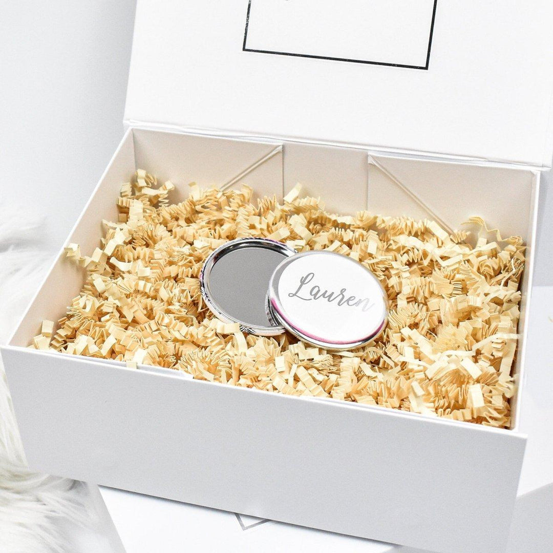 Personalised Silver Bridesmaid Proposal Gift Box, Luxury Filled Thank You Bridesmaid Box, Bridesmaid Gift Set, Wedding Thank You Gifts - Amy Lucy