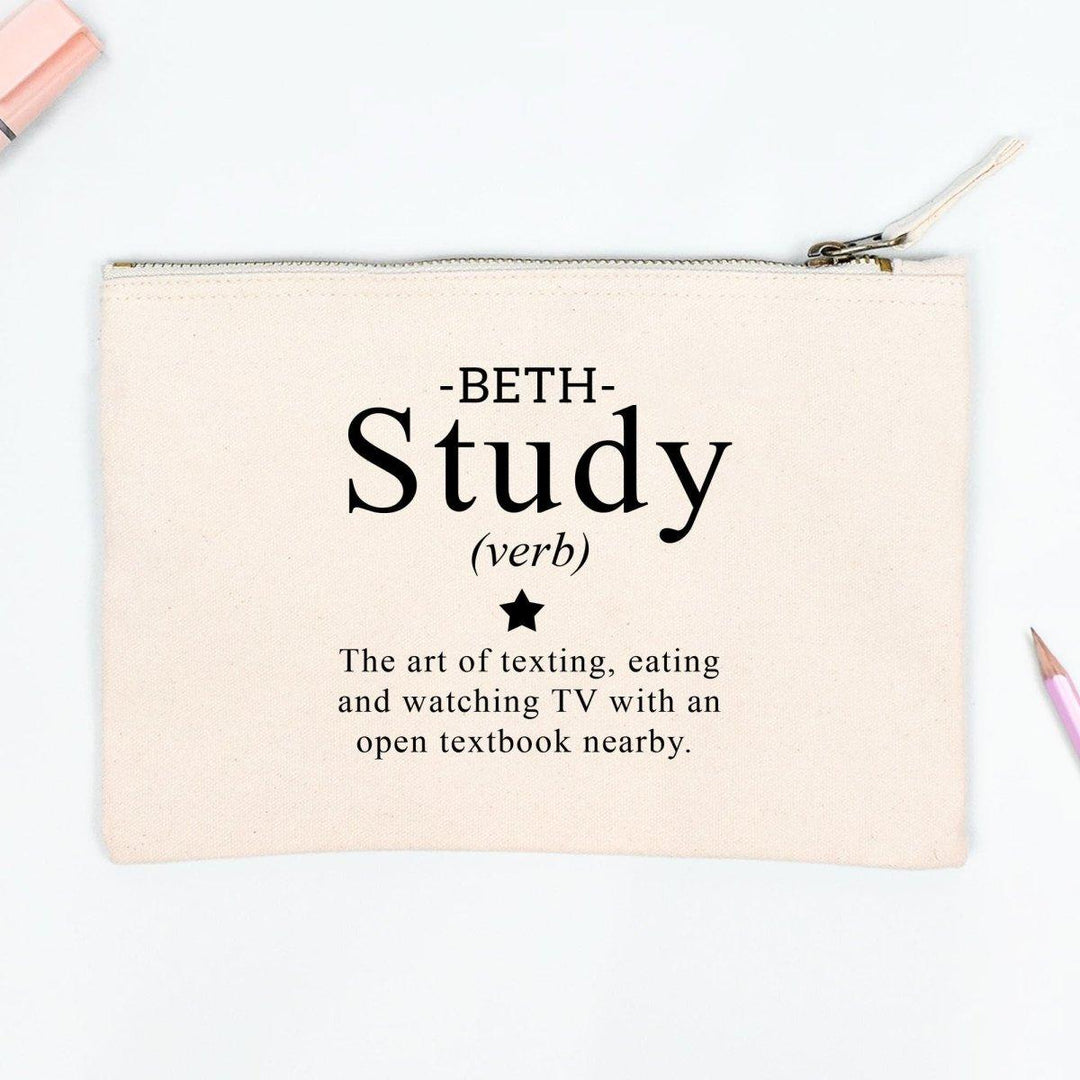 Personalised Uni Gift, Funny University Gift, University Pencil Case, Girls Uni Gift, Graduation Gift, Student Gift, Funny Student - Amy Lucy