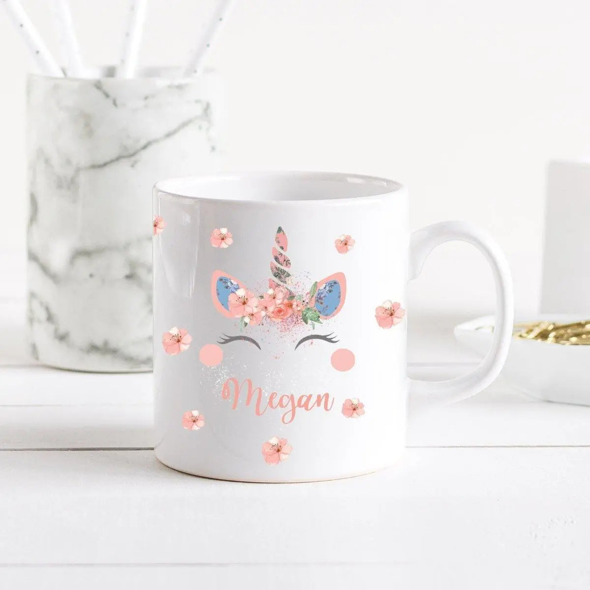 Personalised Unicorn Gift Set, Unicorn Mug Gift, Personalised Gift For Her, Unicorn Birthday Gift, Mug Gift Set, Relation Gift, Birthday - Amy Lucy