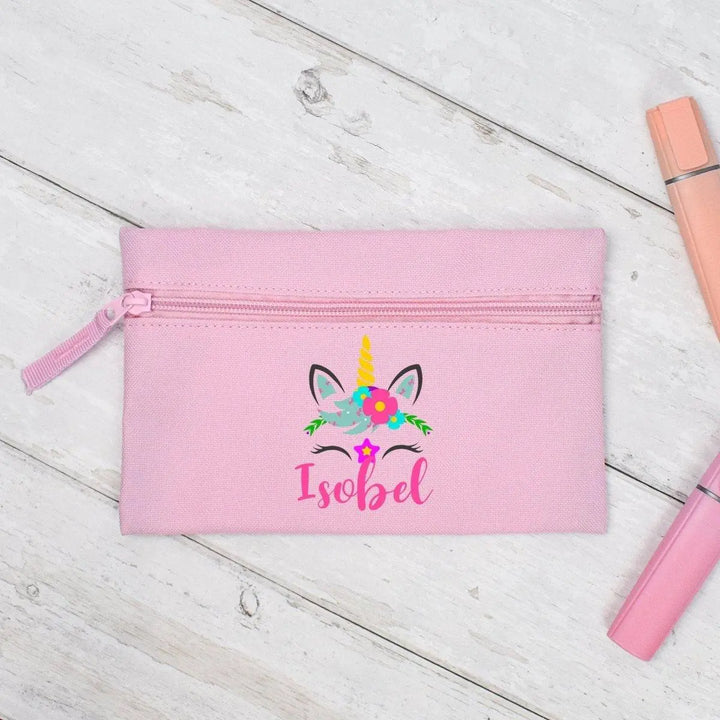 Personalised Unicorn Pencil Case, Unicorn School Pencil Case, Kids Unicorn Pencil Case, Girls School Pencil Case, Back To School Case, Child - Amy Lucy