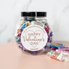 Personalised Valentine's Sweet Jar, Valentines Sweets Gift, Valentines Treat Box, Valentines Gift for Him, Sweet Jar, Valentines Sweet Box - Amy Lucy