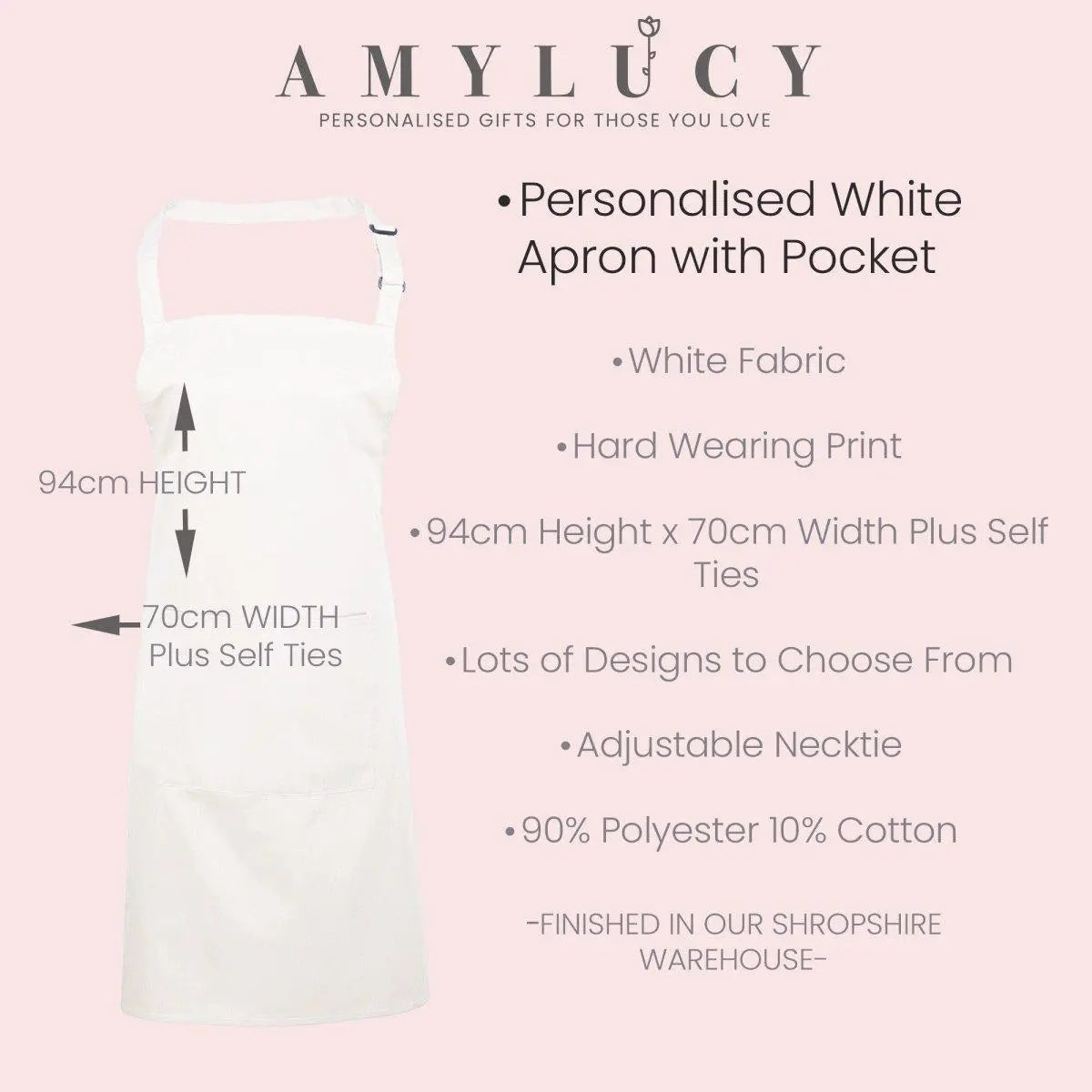 Personalised Valentines Aprons, Mr and Mrs Aprons, Wedding Aprons, Bride Groom Wedding Aprons, Newlywed Aprons, Fun Mr and Mrs Aprons, - Amy Lucy