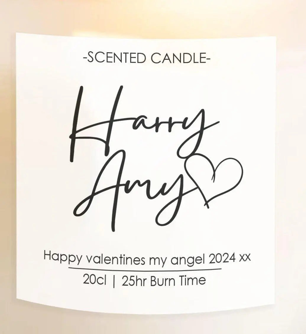 Personalised Valentines Candle, Girlfriend Candle, Affirmation Candle, Girlfriend Gift, Valentines Candles, Sweet Plum Scented Candle, Her - Amy Lucy