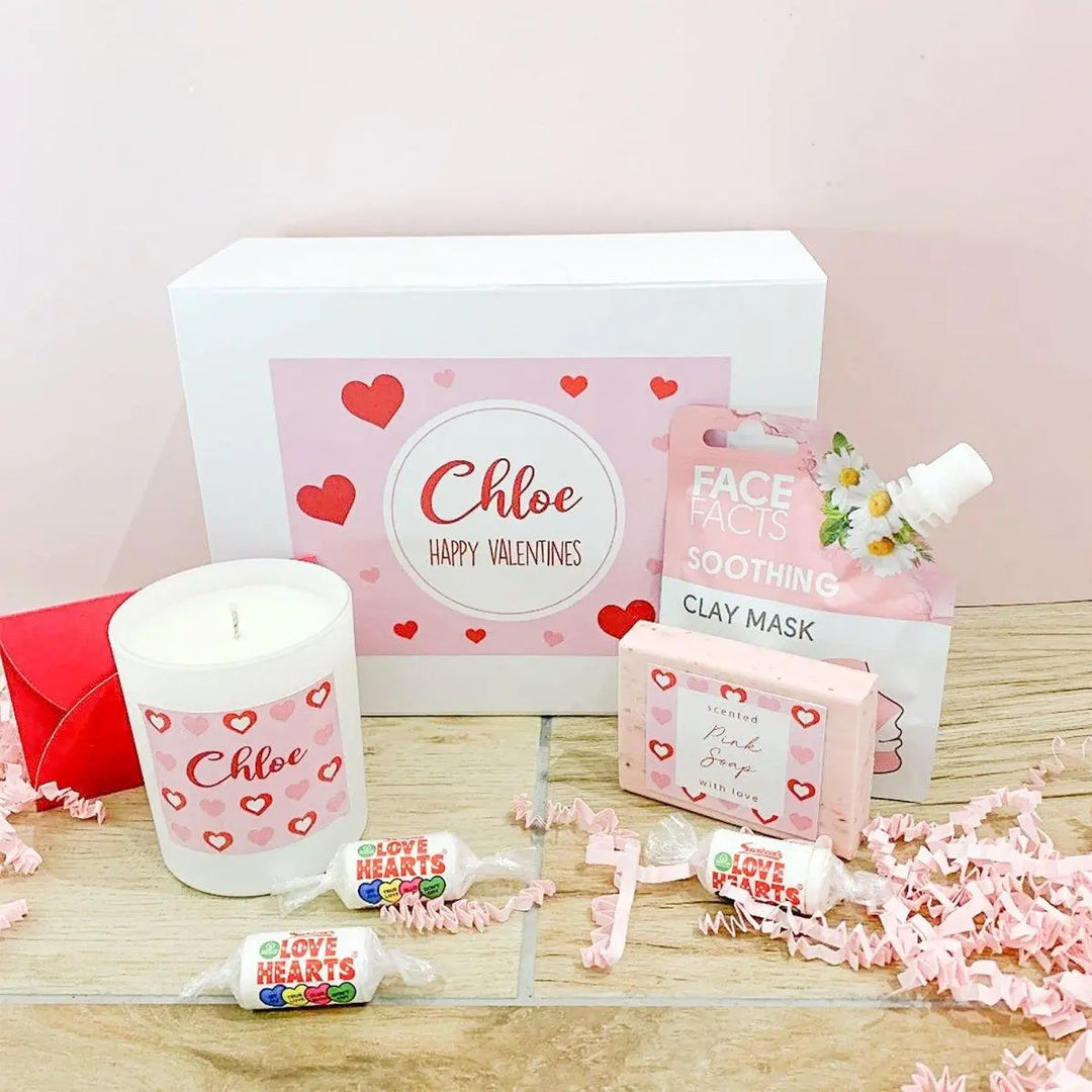 Personalised Valentines Gift Box Filled, Girlfriend Gift Box, Galantines Gift Box, Valentines Gift, Love Hamper, Self Love Gift Box, Filled - Amy Lucy