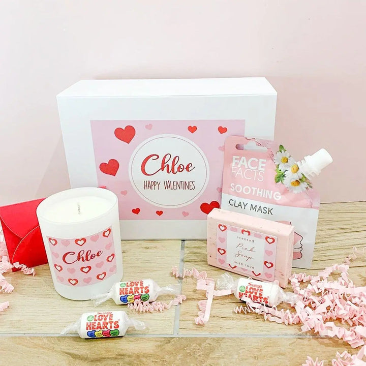 Personalised Valentines Gift Box Filled, Girlfriend Gift Box, Galantines Gift Box, Valentines Gift, Love Hamper, Self Love Gift Box, Filled - Amy Lucy