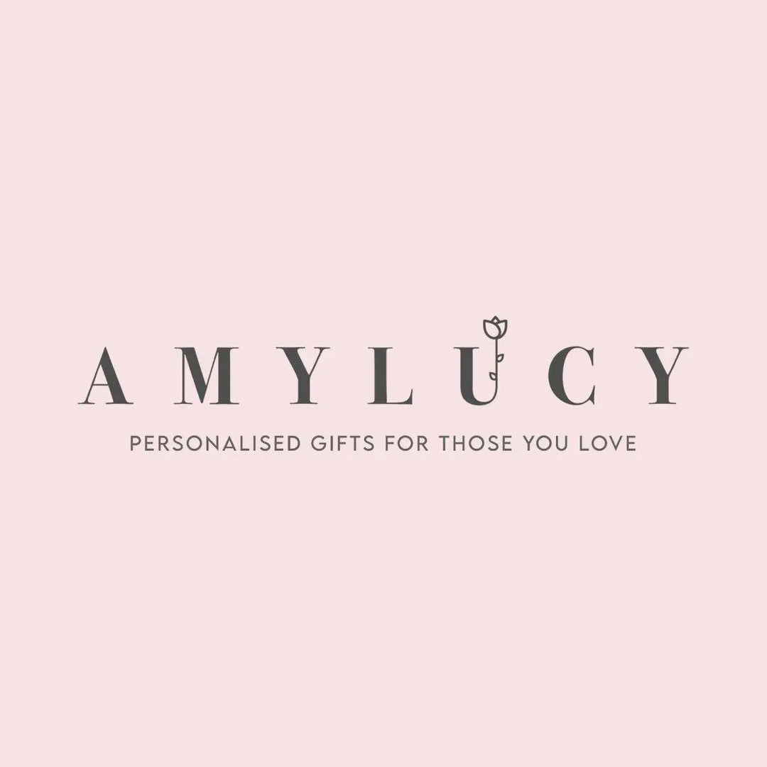 Personalised Valentines Necklace, Happy Valentines Jewellery, Girlfriend Valentines Gift, Galantines day Necklace, Girlfriend Gift with Poem - Amy Lucy