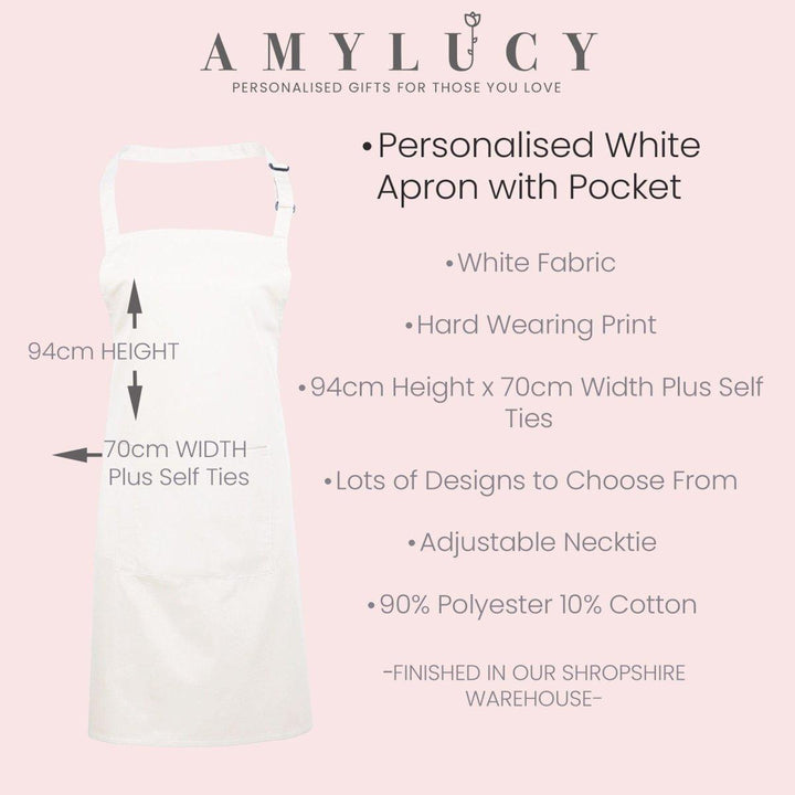 Personalised Wedding Aprons, Bride Groom Wedding Aprons, Newlywed Aprons, Mr and Mrs Aprons, Mr and Mrs Gifts, Newlywed Mr Mrs Home Gift, - Amy Lucy