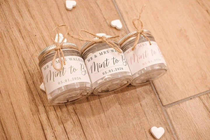 Personalised Wedding Favours X10 ,Wedding Favour Kit, Personalised Wedding Party Favour, Personalized Wedding Favours, Mint to be Wedding - Amy Lucy