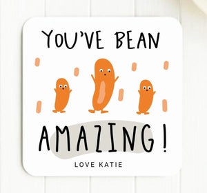 Personalised You've Bean Amazing, Positivity Gift, Valentines Gift, Couple Gift, Friendship Gift, Best Friend Gift, Thank You, Appreciation - Amy Lucy