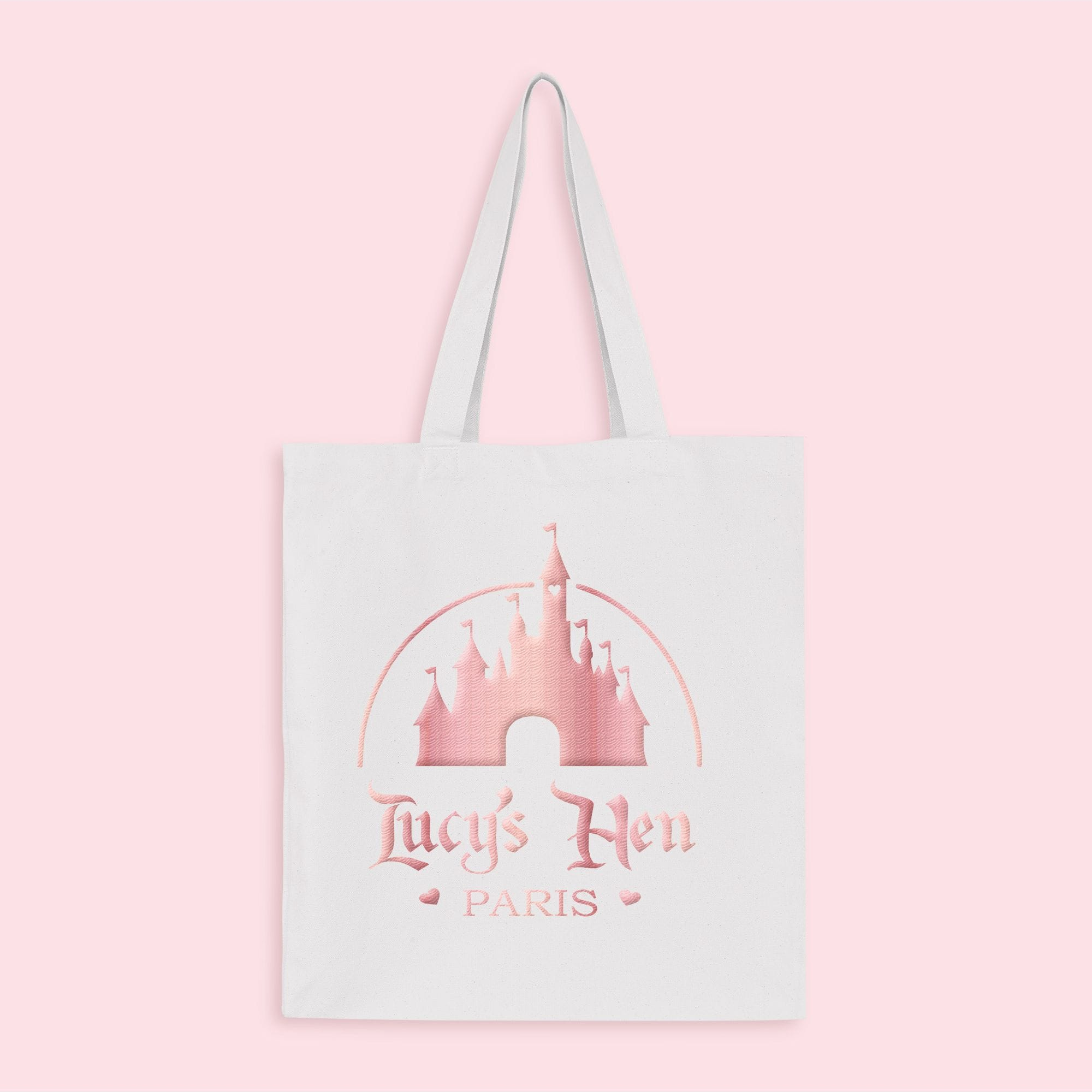 Magical Princess Hen Party Personalised Tote Bags Rose Gold