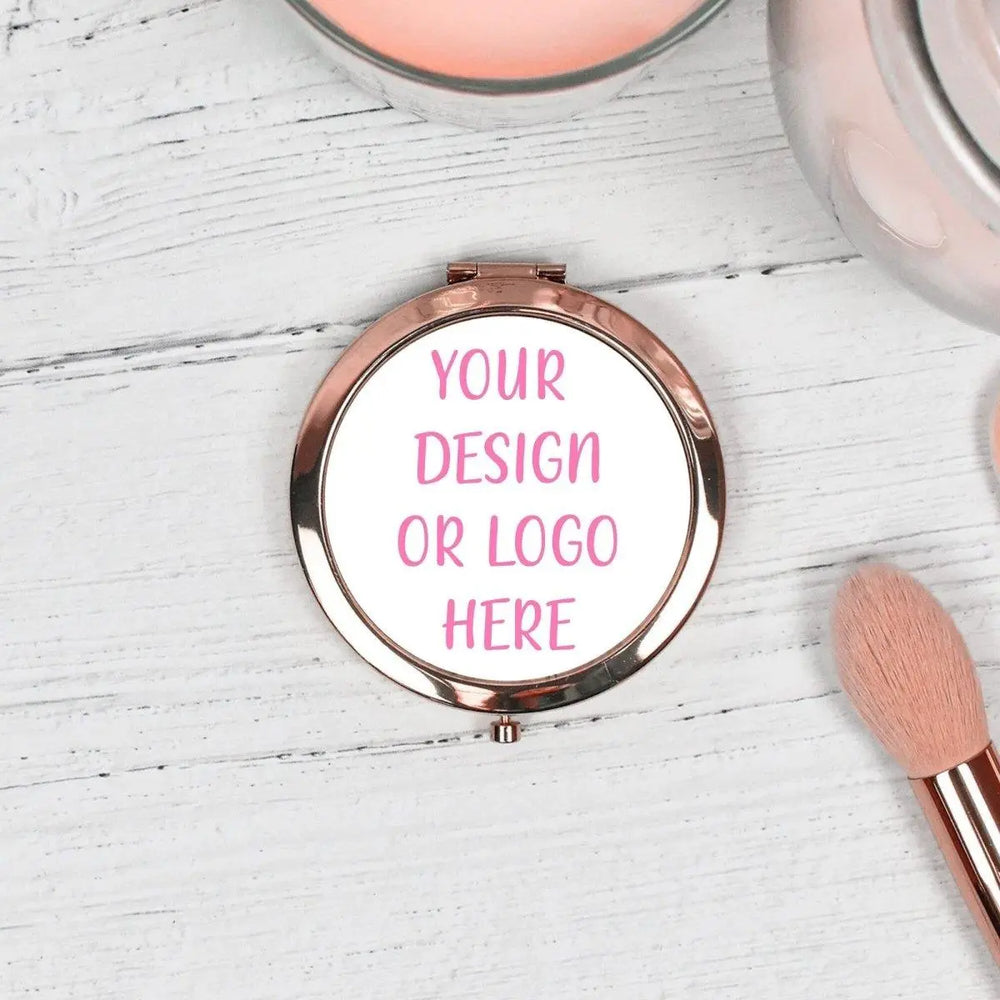 Promotional Products Pocket Mirror, Business Promotional Products Custom Mirror, Your Words Mirror, Custom Mirror, Your Text Mirror, Any - Amy Lucy