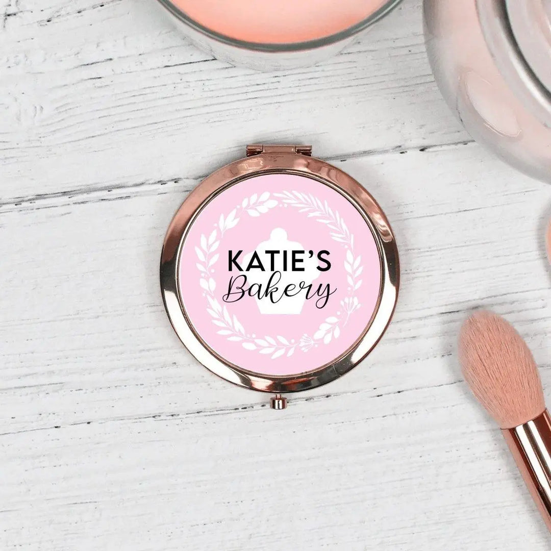 Promotional Products Pocket Mirror, Business Promotional Products Custom Mirror, Your Words Mirror, Custom Mirror, Your Text Mirror, Any - Amy Lucy