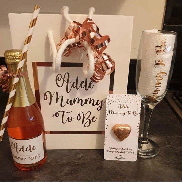 Rose Gold Personalised Bride To Be Gift Bag, DIY Personalised Hen Party Bag, Hen Night Favour Bag, Gold Party Bags and Gifts, Hen Party Gift - Amy Lucy