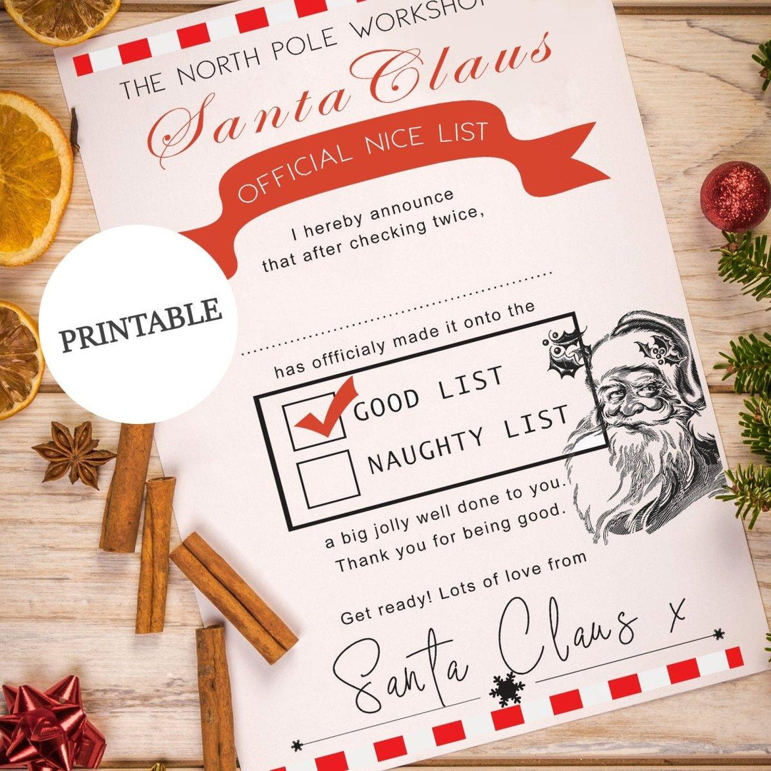 Santa Letter Printable, Christmas Letter Download, Printable Santa Letters, Kids Festive Letter Download, Print Out Santa Letter, Santa Post - Amy Lucy