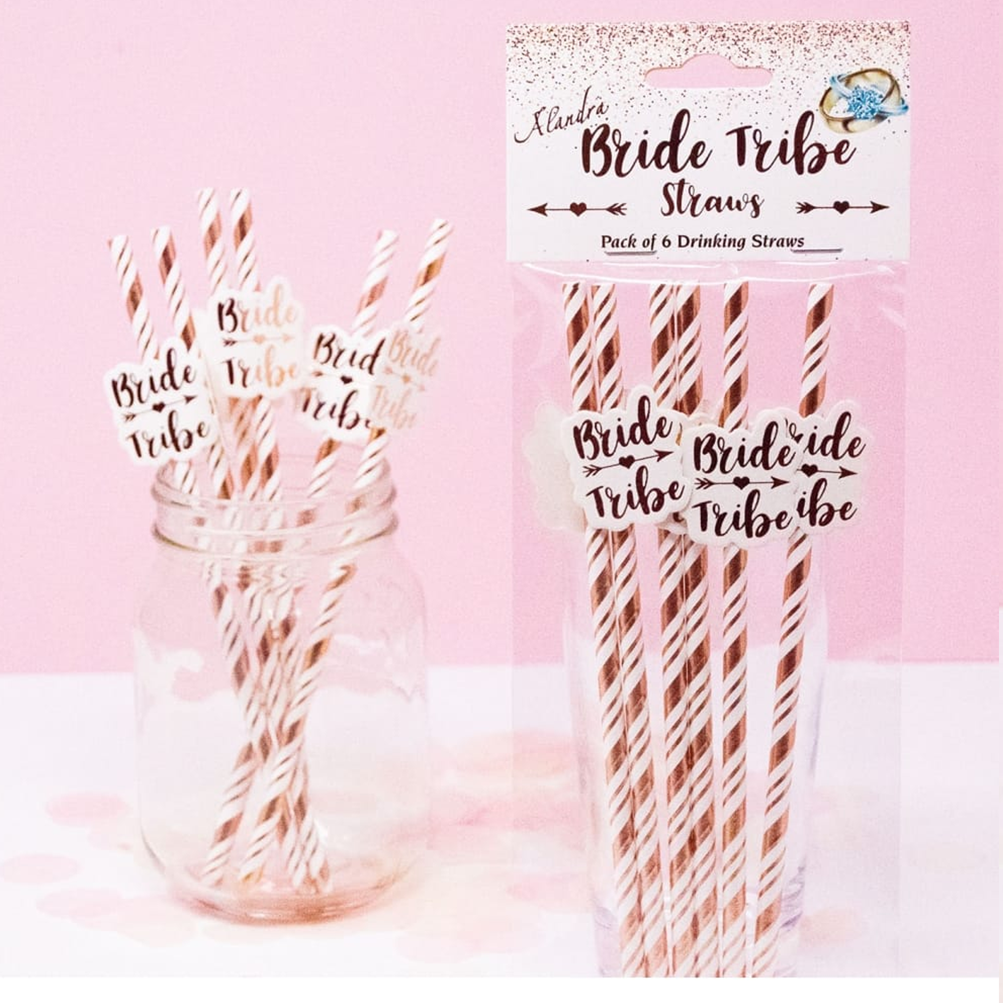 Bride Tribe Straws (Pack of 6)