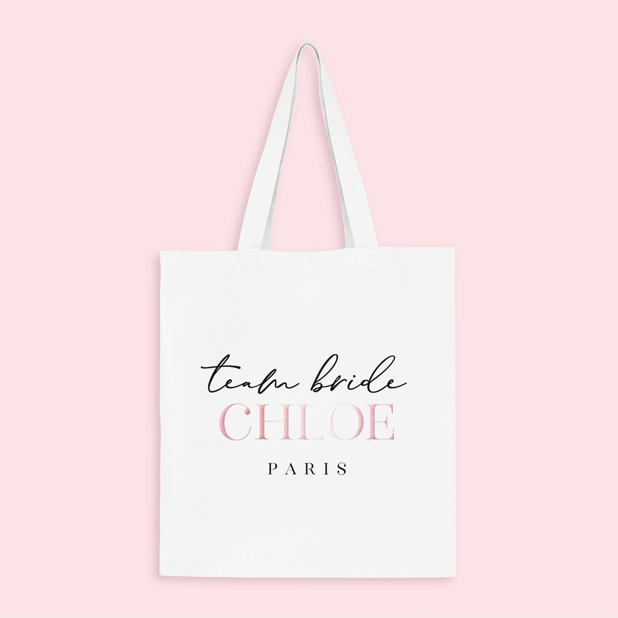 Classy Team Bride Personalised Tote Bag