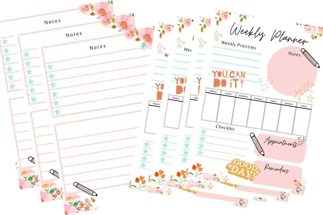 Weekly Planner, Daily Planner, Organiser, Downloadable Planner, 2024 Planner, Printable Weekly Planner, Organization Planner, Week Planner, - Amy Lucy