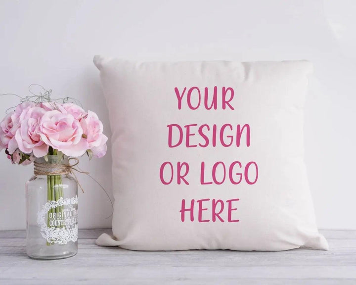 Your Text Cushion, Your Logo Cushion, Photo Cushion, Your Design Cushion, Small Business Cushion, Custom Cushion, Small Business Cushion, - Amy Lucy