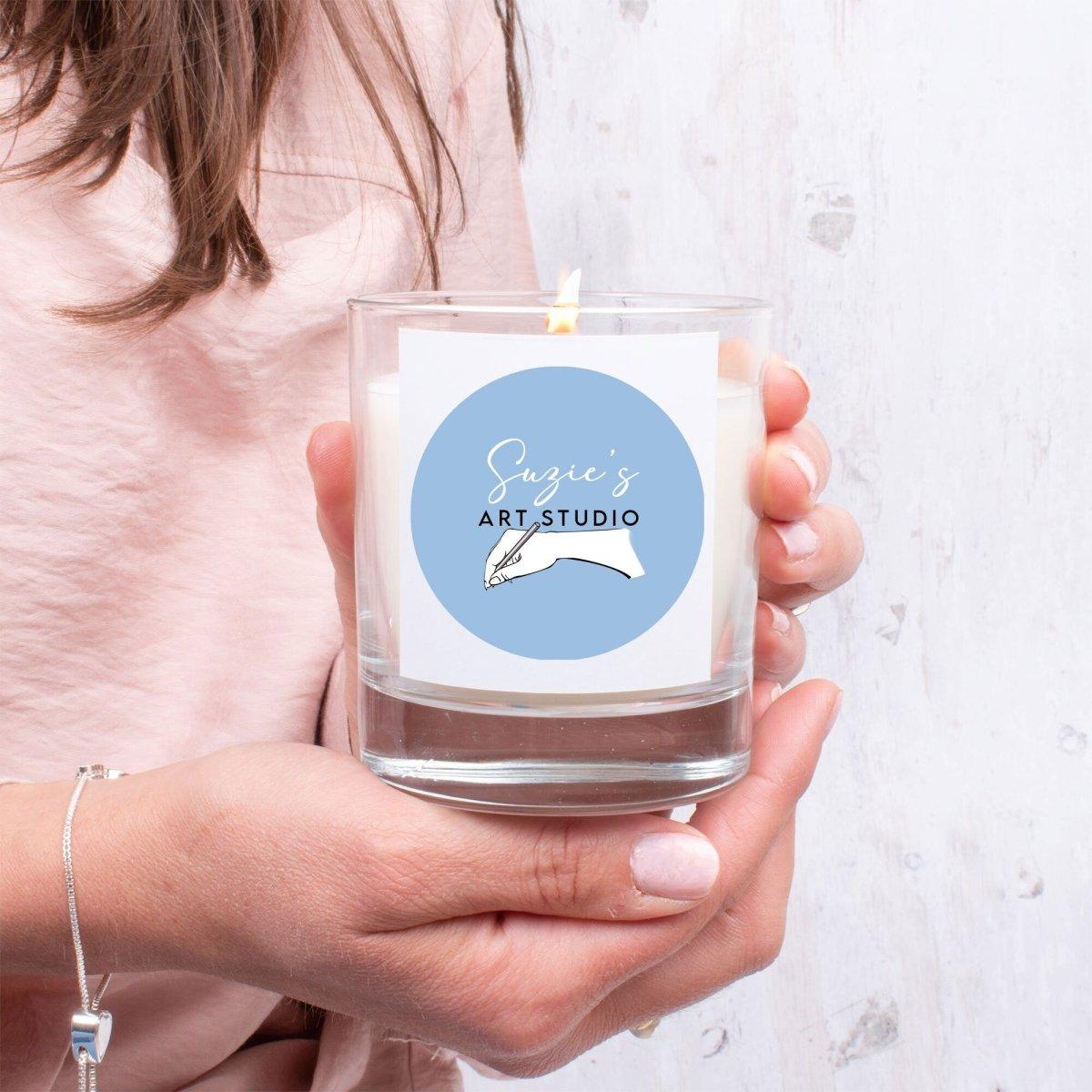 Your words Here Candle, Company Candle, Custom Candle, Any Text Candle, Personalised Your Name Candle, Your Logo, Chosen Text any Colour - Amy Lucy