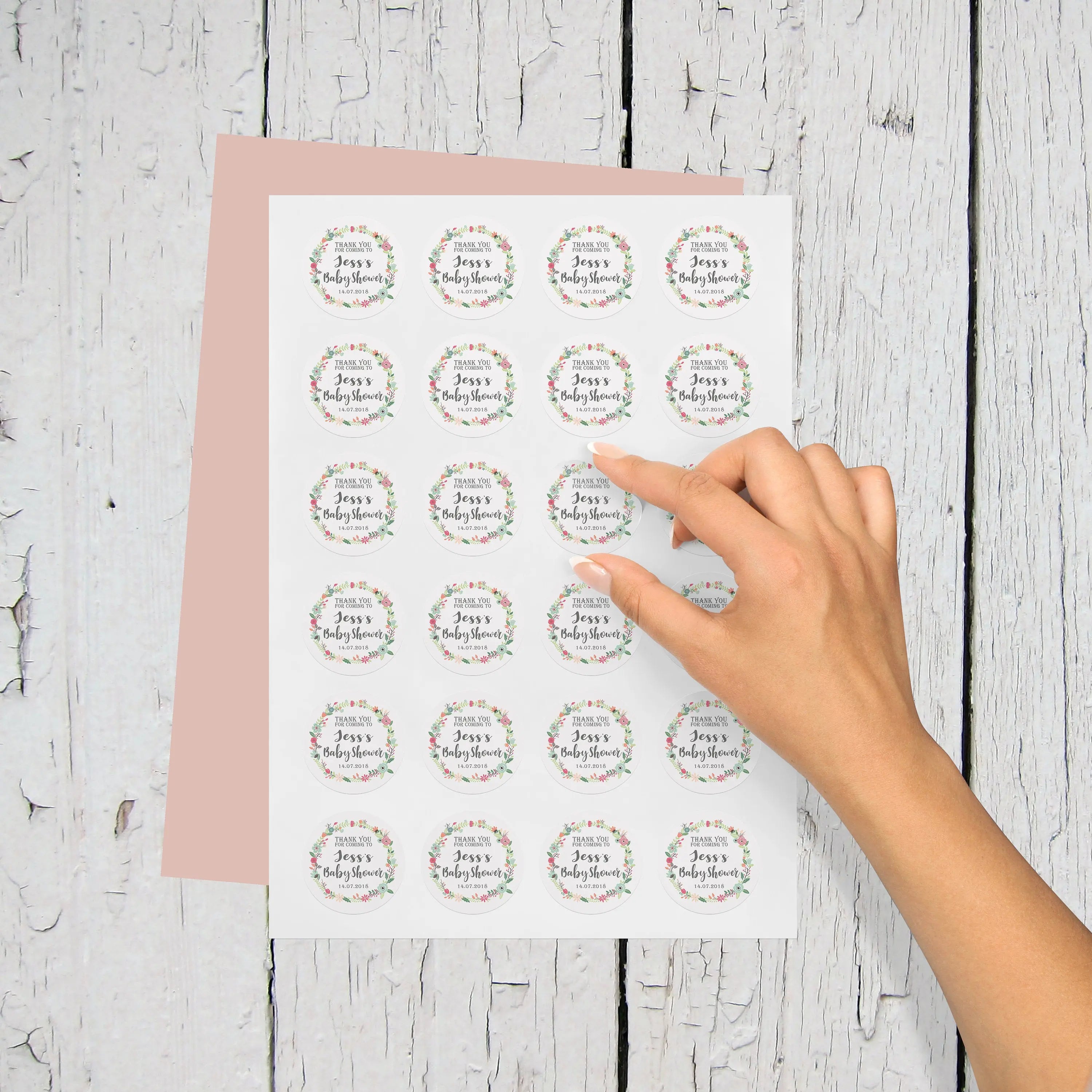 Personalised Baby Shower Stickers, Custom Stickers, Personalised Baby Shower Decorations, Baby Shower Favours, Gender Reveal Party Bag, Baby